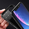 Eiroo Rugged Carbon iPhone 11 Pro Max Siyah Silikon Klf - Resim: 5