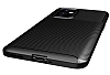 Eiroo Rugged Carbon OnePlus 9 Siyah Silikon Klf - Resim: 2