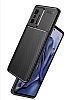 Eiroo Rugged Carbon Xiaomi 11T Siyah Silikon Klf - Resim 2