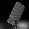 Eiroo Rugged Carbon iPhone 14 Lacivert Silikon Klf - Resim: 3
