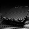 Eiroo Rugged Carbon iPhone 14 Pro Lacivert Silikon Klf - Resim: 5