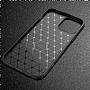 Eiroo Rugged Carbon iPhone 14 Pro Lacivert Silikon Klf - Resim: 4