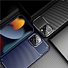 Eiroo Rugged Carbon iPhone 14 Pro Max Lacivert Silikon Klf - Resim: 7