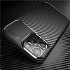 Eiroo Rugged Carbon iPhone 14 Pro Max Lacivert Silikon Klf - Resim: 2