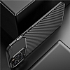 Eiroo Rugged Carbon iPhone 14 Pro Max Siyah Silikon Klf - Resim: 6