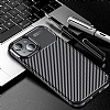 Eiroo Rugged Carbon iPhone 15 Siyah Silikon Klf - Resim: 4