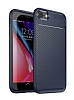 Eiroo Rugged Carbon iPhone 7 / 8 Lacivert Silikon Klf