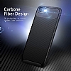 Eiroo Rugged Carbon iPhone 7 / 8 Siyah Silikon Kılıf - Resim 4