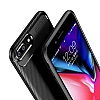 Eiroo Rugged Carbon iPhone 7 Plus / 8 Plus Siyah Silikon Klf - Resim 3