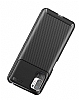 Eiroo Rugged Carbon Xiaomi Poco M3 Pro Lacivert Silikon Klf - Resim: 4