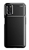 Eiroo Rugged Carbon Oppo A52 Siyah Silikon Klf - Resim: 5