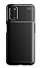 Eiroo Rugged Carbon Oppo A92 Siyah Silikon Klf - Resim: 4