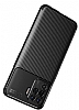 Eiroo Rugged Carbon Oppo A94 Siyah Silikon Klf - Resim: 3