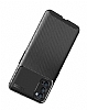 Eiroo Rugged Carbon Oppo Reno4 Pro 5G Siyah Silikon Klf - Resim: 2
