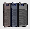 Eiroo Rugged Carbon Oppo RX17 Neo Siyah Silikon Klf - Resim: 5
