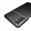 Eiroo Rugged Carbon Samsung Galaxy A04s Siyah Silikon Klf - Resim: 6
