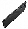 Eiroo Rugged Carbon Samsung Galaxy A04s Siyah Silikon Klf - Resim 2