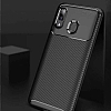 Eiroo Rugged Carbon Samsung Galaxy A10S Siyah Silikon Klf - Resim: 4
