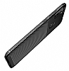 Eiroo Rugged Carbon Samsung Galaxy A11 Kahverengi Silikon Klf - Resim: 1