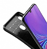 Eiroo Rugged Carbon Samsung Galaxy A20 / A30 Siyah Silikon Klf - Resim: 1