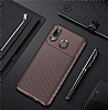Eiroo Rugged Carbon Samsung Galaxy A20 / A30 Siyah Silikon Klf - Resim: 2