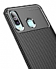 Eiroo Rugged Carbon Samsung Galaxy A20S Kahverengi Silikon Klf - Resim: 2
