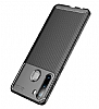 Eiroo Rugged Carbon Samsung Galaxy A21 Lacivert Silikon Klf - Resim: 2