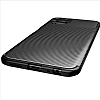 Eiroo Rugged Carbon Samsung Galaxy A22 Siyah Silikon Klf - Resim 5