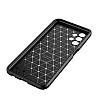 Eiroo Rugged Carbon Samsung Galaxy A23 Siyah Silikon Klf - Resim: 5