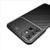 Eiroo Rugged Carbon Samsung Galaxy A23 Lacivert Silikon Klf - Resim: 4