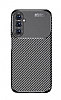 Eiroo Rugged Carbon Samsung Galaxy A25 Siyah Silikon Klf - Resim: 1