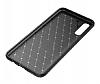 Eiroo Rugged Carbon Samsung Galaxy A30S Siyah Silikon Klf - Resim: 1