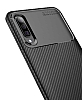 Eiroo Rugged Carbon Samsung Galaxy A30S Siyah Silikon Klf - Resim: 2