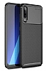 Eiroo Rugged Carbon Samsung Galaxy A30S Siyah Silikon Klf
