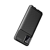 Eiroo Rugged Carbon Samsung Galaxy A31 Siyah Silikon Klf - Resim: 2