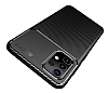 Eiroo Rugged Carbon Samsung Galaxy A32 4G Lacivert Silikon Klf - Resim: 2