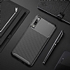 Eiroo Rugged Carbon Samsung Galaxy A9 2018 Siyah Silikon Klf - Resim: 3