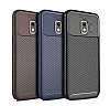 Eiroo Rugged Carbon Samsung Galaxy J2 Core Kahverengi Silikon Klf - Resim: 1