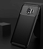 Eiroo Rugged Carbon Samsung Galaxy J4 Siyah Silikon Klf - Resim: 1