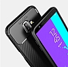 Eiroo Rugged Carbon Samsung Galaxy J6 Plus Lacivert Silikon Klf - Resim: 3