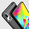 Eiroo Rugged Carbon Samsung Galaxy M20 Siyah Silikon Klf - Resim 3