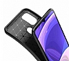 Eiroo Rugged Carbon Samsung Galaxy M21 Kahverengi Silikon Klf - Resim: 2