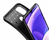 Eiroo Rugged Carbon Samsung Galaxy M31 Siyah Silikon Klf - Resim: 6