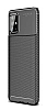 Eiroo Rugged Carbon Samsung Galaxy M31S Siyah Silikon Klf