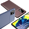 Eiroo Rugged Carbon Samsung Galaxy M31S Lacivert Silikon Klf - Resim: 5