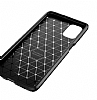 Eiroo Rugged Carbon Samsung Galaxy M51 Lacivert Silikon Klf - Resim: 5