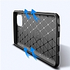 Eiroo Rugged Carbon Samsung Galaxy Note 10 Lite Kahverengi Silikon Klf - Resim: 2