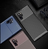 Eiroo Rugged Carbon Samsung Galaxy Note 10 Plus Siyah Silikon Klf - Resim: 2