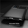Eiroo Rugged Carbon Samsung Galaxy Note 20 Kahverengi Silikon Klf - Resim 2