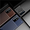 Eiroo Rugged Carbon Samsung Galaxy Note 20 Siyah Silikon Klf - Resim: 1